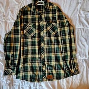 Black strap brand flannel men's large
